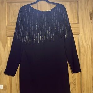 Diane von Furstenburg Kadira Chain Fringe Mini Dress - US 12 Authentic